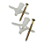 Kit 30 Buchas Nylon Para Drywall, Gesso Com Parafuso 8mm - Imagem 3