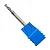 Fresa Topo Metal Duro 3mm 2 Cortes 45hrc Cobertura Tialn - Imagem 1
