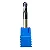 Fresa Esférica Metal Duro 3mm 2 Cortes 45hrc Cobertura Tialn - Imagem 1