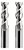 Fresa Topo Metal Duro Alumínio 2c Ø 2,5mm Canal Polido 45hrc - Imagem 3