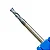 Fresa Topo Metal Duro 2,5mm 2 Cortes 45hrc  Cobertura Tialn - Imagem 2