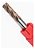Fresa Topo Metal Duro 8mm 4 Corte Com Cobertura 55 Hrc Tisin - Imagem 1