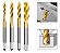 Macho Maquina Rosca M10 X 1,5 Canal Helicoidal Hss Tin - Imagem 6