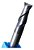 Fresa Topo Metal Duro 12mm 2 Cortes Cobertura Tialn Hrc45 - Imagem 3