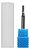 Fresa Topo Metal Duro Ø 1,5mm 4 Cortes Com Cobertura 45hrc - Imagem 2