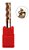 Fresa Topo Metal Duro 8mm 4 Cortes Com Cobertura Hrc55 - Imagem 1
