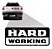 Adesivo Faixa Tampa Traseira Hard Working Original Strada - Imagem 1