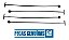 Kit Tirante Moldura Soleira Porta Cobalt E Astra Original Gm - Imagem 5
