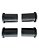 4 Buchas Jumelo Feixe Mola Traseira S10 Original Gm Kit Jogo - Imagem 1