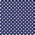 Tecido Tricoline Estampa Mini Margarida Azul Marinho - Imagem 1