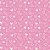 Tecido Tricoline Coração Cor Rosa 50cm X 1.50 Largura - Imagem 1