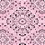Tecido Tricoline Estampa Bandana Rose - Imagem 1