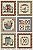 Tricoline Digital Fuxicos e Fricotes Painel Almofadas Home Sweet 1mt X 1,50mt - Imagem 1