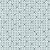 Tricoline Digital Fuxicos e Fricotes Xadrez Com Flores Azul Claro - Imagem 1