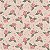 Tricoline Digital Fuxicos e Fricotes Mini Floral Rose - Imagem 1