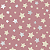 Tecido Tricoline Estrelas Fundo Rose 50cm X 1,50 Largura - Imagem 1