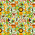 Tecido Tricoline Estampado Bichos Floresta 50cm X 1,50Largura - Imagem 1