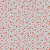 Tricoline Floral Fundo Azul 50cm x 1.50 - Imagem 1