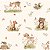 Tricoline Estampa Infantil Animais Cute 50cm X 1.50Largura - Imagem 1