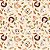 Tecido Tricoline Estampado Animais Cute Floresta 50cm X 1.50L - Imagem 1