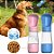 Garrafa Portátil 2 em 1 para Pets – Água + Ração Sem Bagunça - Imagem 1