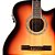 VIOLÃO LAND ELETRICO NYLON SUNBURST LW-N-40E SB - Imagem 7