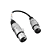 CABO DMX DE 20CM XLR FÊMEA DE 3 PINOS E XLR FÊMEA DE 5 PINOS - Imagem 3