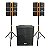 SISTEMA DE SOM ATIVA LINE ARRAY VERTICAL 4" + SUB DE 18" RF1807SUB2.1+3xAR2401P ( 33462 ) - Imagem 1