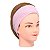 Faixa de Cabelo Atoalhada Com Velcro Rosa Estética Micropigmentação - Imagem 2