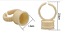 Anel Batoque 1,2mm - Silicone - 100un - Imagem 1