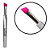 Pincel Chanfrado de Silicone Master para Acoplagem Lash Lifting Pink 1un - Imagem 1