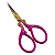 Tesoura Sobrancelhas Profissional Elegance Ponta Reta 9cm - Imagem 1