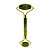 Massageador facial Roller Jade verde - Imagem 1