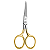Tesoura Reta para Unhas Gold Mundial - Imagem 2