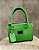 Bolsa Estruturada Lisi Em Couro Croco Verde - Imagem 2