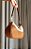 Bolsa Duo Em Couro Castanho/Off White - Imagem 7