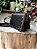 Bolsa Rock Em Couro Preto - Imagem 1