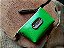 Nécessaire Pocket Em Couro Croco Verde - Imagem 6