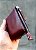 Nécessaire Pocket Em Couro Vinho - Imagem 3