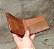 Carteira Bifold Classic Em Couro Castanho - Imagem 1