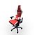 Cadeira Gamer Dazz Nations Inglaterra Com Apoio de Braço - Branco/Vermelho - Imagem 2