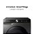 Lava e Seca Samsung 13 kg WD13T 3 em 1 Inox Look com Ecobubble, Lavagem Inteligente e Função QuickDrive WD13T704DBX - Imagem 2