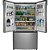 Refrigerador Hisense French Door Modelo RF-68W1AEMI 520L Inverter Inox Dispenser de Água e Gelo 127v - Imagem 4