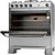 Fogão Suggar 5 Bocas Mesa de Inox Prata FGISL510PRIX Bivolt - Imagem 3