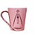 Caneca Nossa Senhora Aparecida Rosa com Terço - Imagem 1