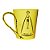 Caneca Nossa Senhora Aparecida Amarela com Terço - Imagem 1
