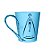 Caneca Nossa Senhora Aparecida Azul Royal com Terço - Imagem 1