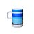 Caneca Basílica Nossa Senhora Aparecida Azul Listrado - Imagem 2