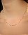 Gargantilha Lisa Choker Com Corações Pp Na Corrente - 45 Cm - Imagem 6