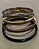 Conjunto 4 Bracelete Pai Nosso – 5mm - em Aço Dourado, Prateado, Rosé e Preto - Imagem 1